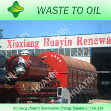 XinXiang HuaYin 3/5/10 Ton Waste/Used Tires Plastic Pyrolysis Plant With 30 Experienced Technicians